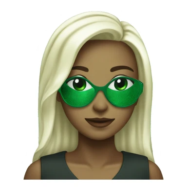 Emerald green ￼ sticker