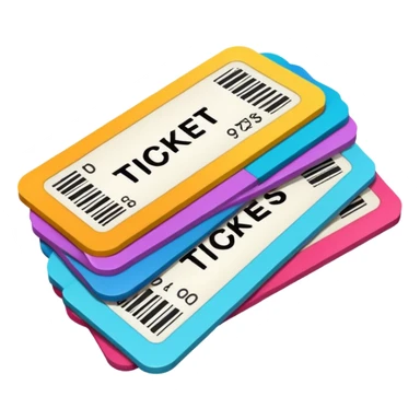 tickets sticker