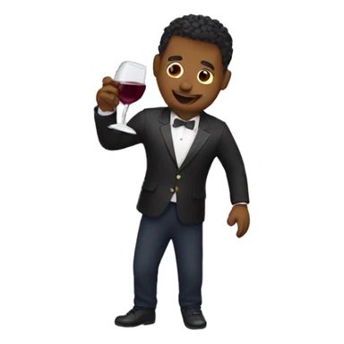 gays with wine  sticker