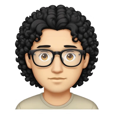 Queer gamer man with curly hair  sticker