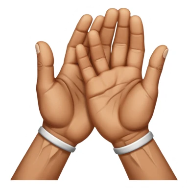 a pair of hands cracking their knuckles sticker