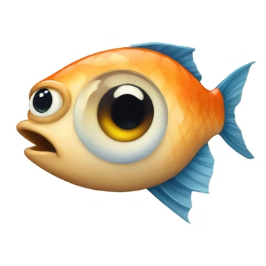 A fish that rolled its eyes 🐟 sticker