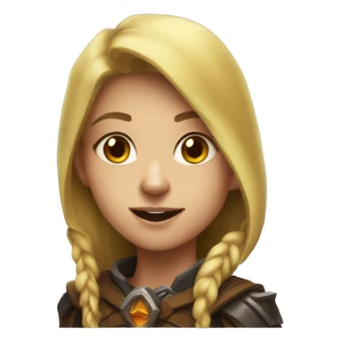 Girl olaying dota sticker