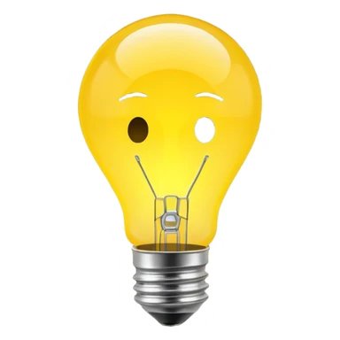 human head silhouette with a glowing light bulb inside sticker