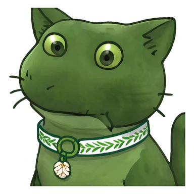 Chinese cat eating rice sticker