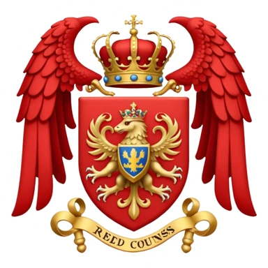 brasão condessa vermelha sticker