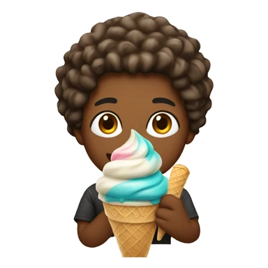 me with ice cream sticker
