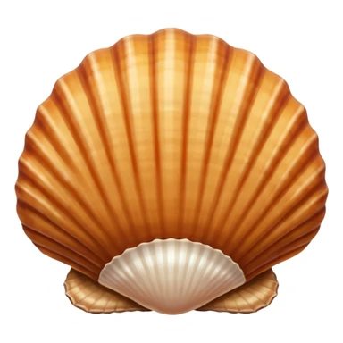 seashell brown color sticker