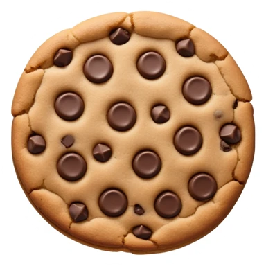 Chocolate chip cookie sticker