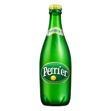 Perrier bottle sticker