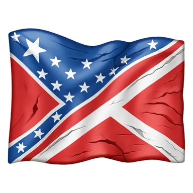 rebel flag sticker