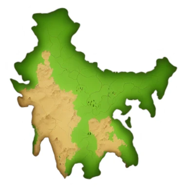 Myanmar map sticker