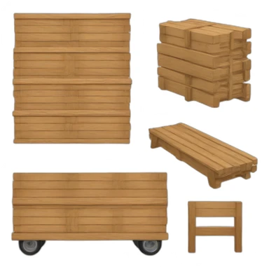 modern lumber storage sticker