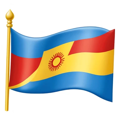 Kalmykia flag sticker