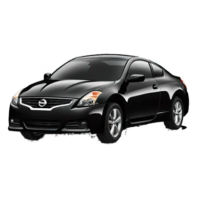 Nissan Altima coupe black sticker