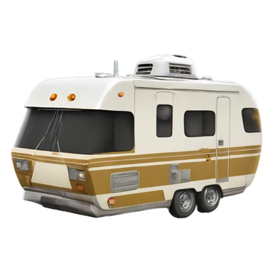  Side view 1973 Winnebago caravan motor home C-3PO tarnished from space sticker