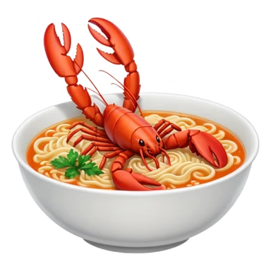 Ramen lobster sticker