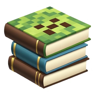 tôi muốn 1 khối book minecraft sticker