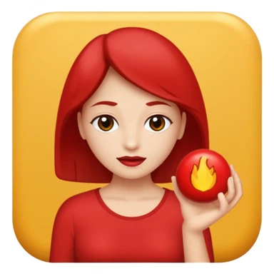 Uma mão apertando um botão escrito perigo sticker