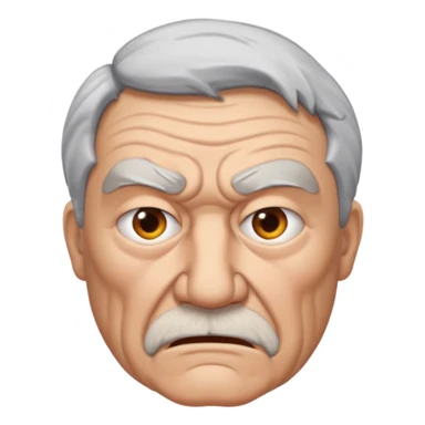 angry grandpa sticker