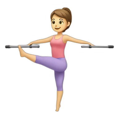 pilates con aparatos sticker