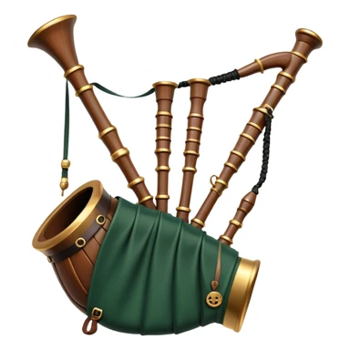 Scottish bagpipes sticker
