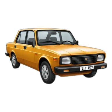 Lada 2107 sticker