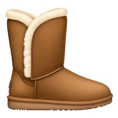 Brown uggs with no one wearing them sticker