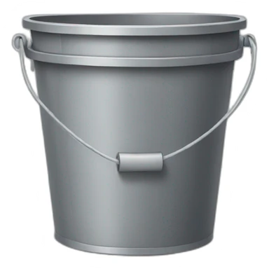 Sad wastebucket  sticker