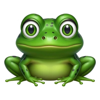 Obama as a frog sticker