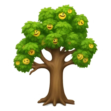 Smily Tree sticker