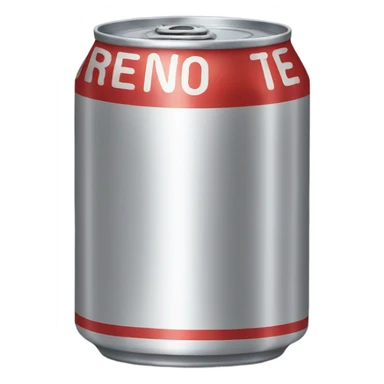 Round soda can  sticker