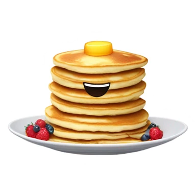 Singing stack of pancakes  sticker