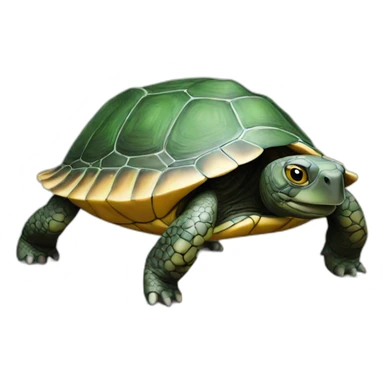 Pied sur tortue sticker