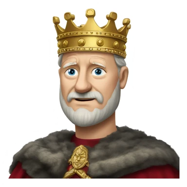 King Harald V sticker