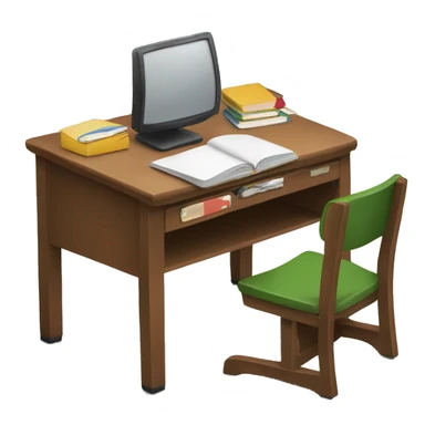 student desk sticker