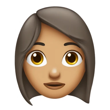 mulher de pele parda, cabelo castanho, cacheado e curto com semblante triste e lágrima caindo do olho sticker