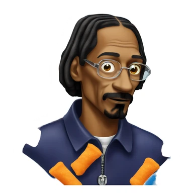 snoop dogg eating cheetos sticker