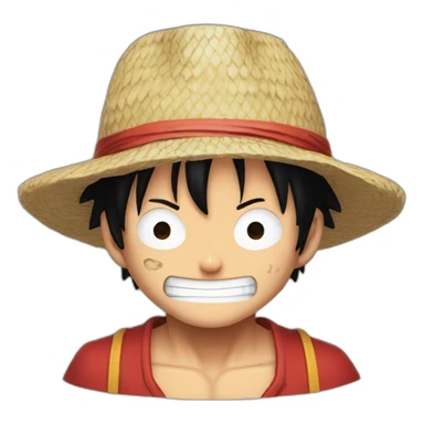 one piece luffy sticker
