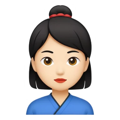 No asian people logo sticker