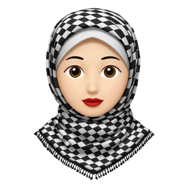 Palestinian keffiyeh sticker