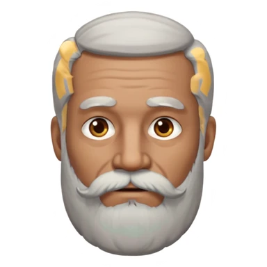 Really long beard sticker