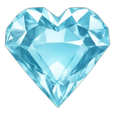 Diamond-heart sticker
