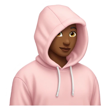 pastel pink hoodie  sticker