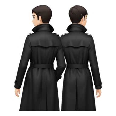 anonymous person standing view from the back sticker