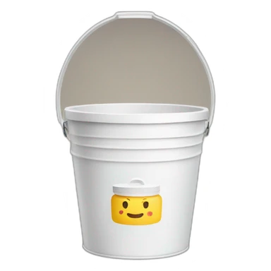 a bucket with mayonnaise sticker