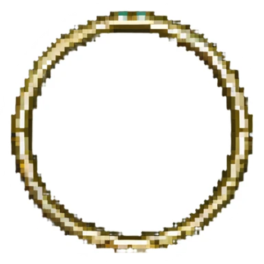 Gold ring from Sonic the Hedgehog game sticker