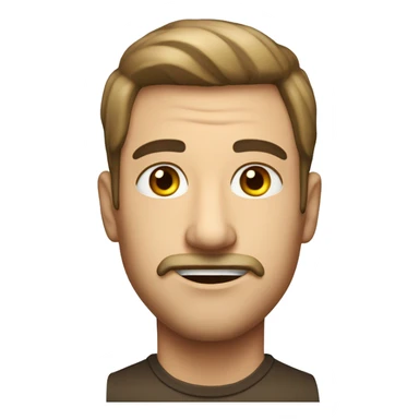 Mann mit Riesen Augen  sticker