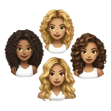 Kelly, Beyonce & Michelle  sticker