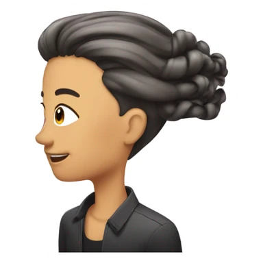 Getting hair done sticker